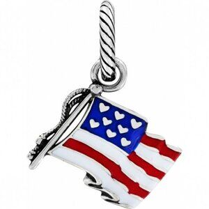 Brighton American Flag of Freedom Charm, pre-owned good